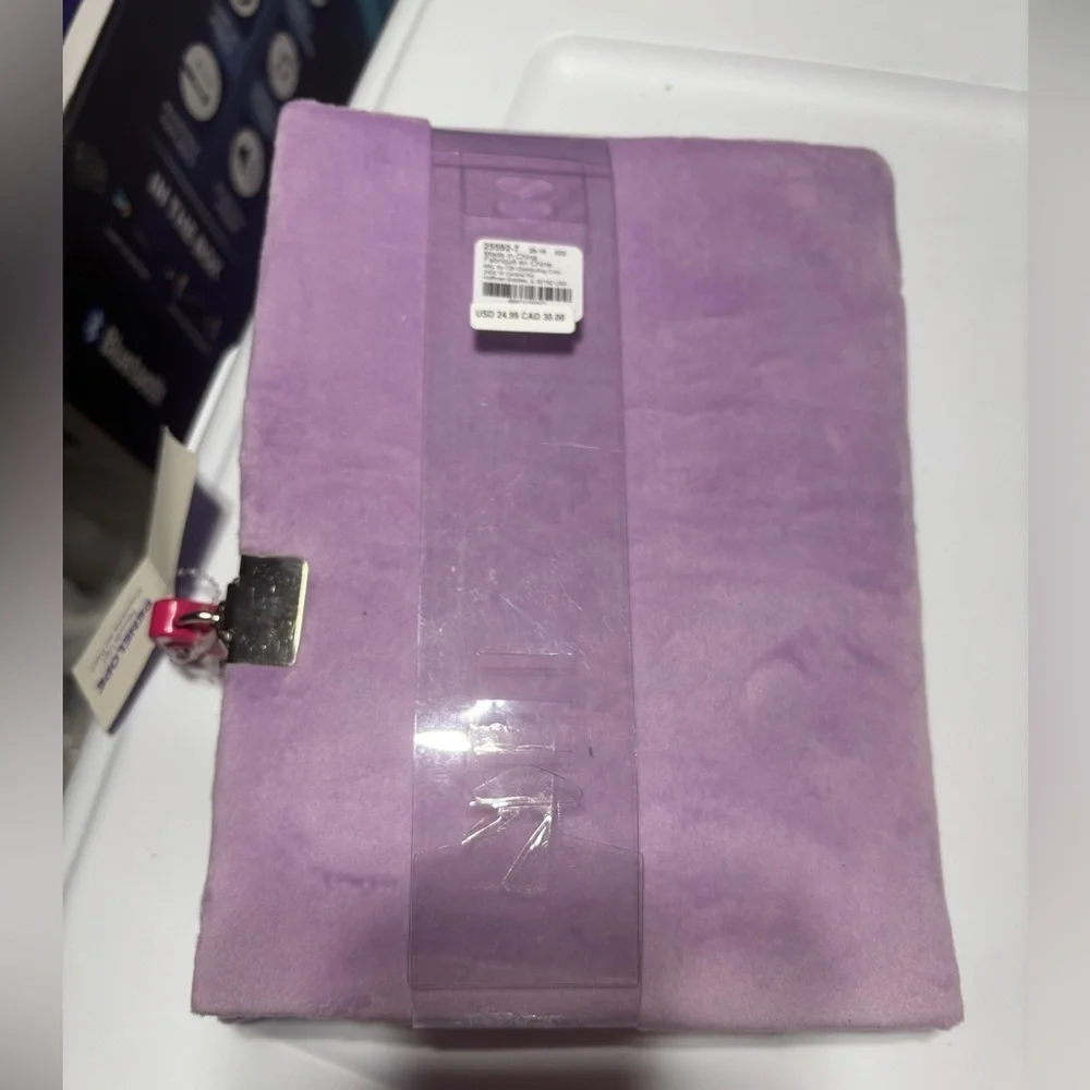 NWT Claire’s Bundle of 5 Fuzzy Journals With Lock & Key.